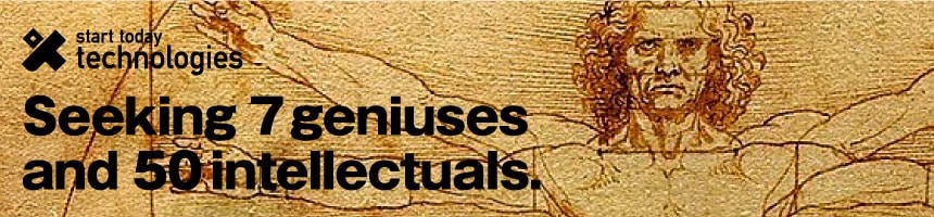 Seeking 7 geniuses and 50 intellectuals